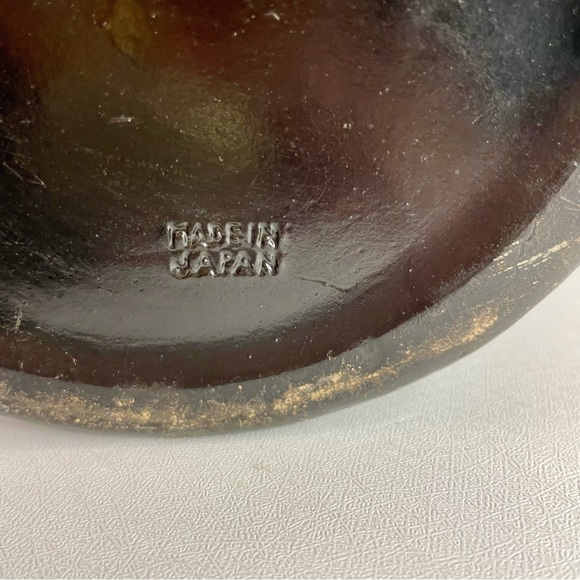 Vintage Large Japanese Tokanabe Ware Vase Pottery Hand Painted Floral Asian - Picture 10 of 11